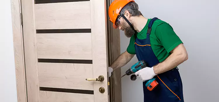 Replace Internal Door Handle with Lock White Rock